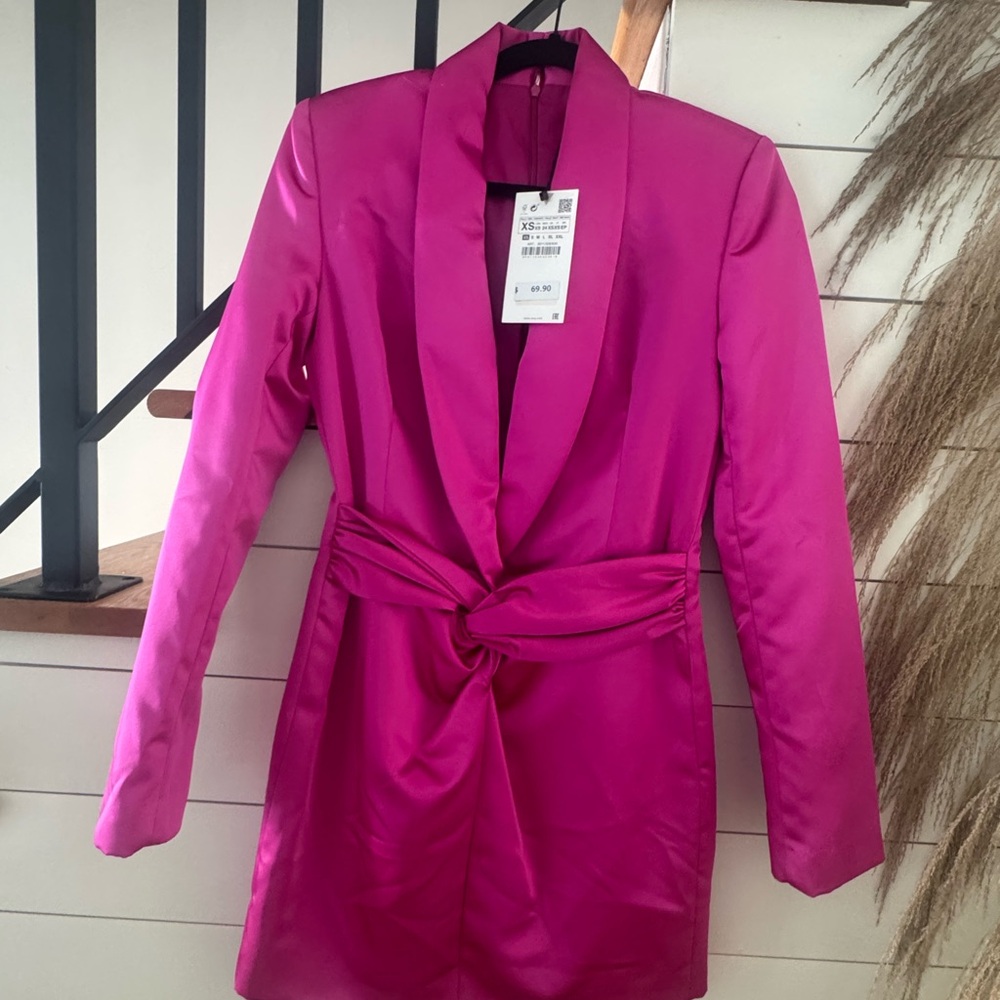 Zara Fuchsia Women's Blazer